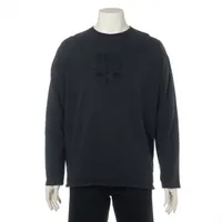 LOEWE ブラック スウェット Mサイズ ロエベ アナグラム レギュラーフィット スウェットシャツ