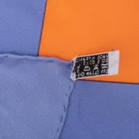 HERMES エルメス カレ 90 式典用の馬勒 スカーフ BLUE 青 HERMES エルメス カレ 90 式典用の馬勒 スカーフ BLUE 青 - メルカリ