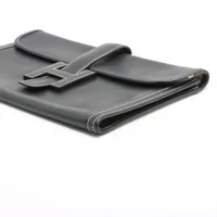 HERMES★エルメス ジジェPM クシュベル グリーン Aランク エルメスジジェ PM ブルーフランス ○T刻印(1990年頃)刻印 ユニ