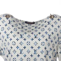 【美品】アクアレル モノグラム アイレットTシャツ louis-vuitton--