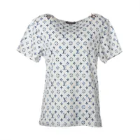 【美品】アクアレル モノグラム アイレットTシャツ louis-vuitton--