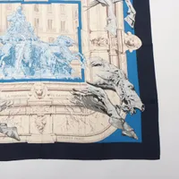エルメス カレ90 LA FONTAINE DE BARTHOLD バルトルディの泉
