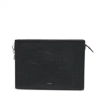 FENDI フェンディ FFズッカ PVC/レザー クラッチバッグ フェンディ ズッカ PVCxレザー クラッチバッグ ブラック 7VA491