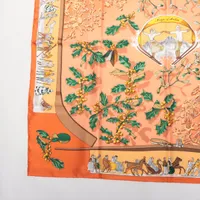 HERMES プリーツシルクスカーフ　Neige d'Antan (去年の雪) HERMES - エルメス HERMES スカーフ カレ90 Neige d'Antan 去年
