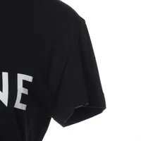 【 CELINE 】 レディース コットンTシャツ エディ期 Lサイズ セリーヌ エディ期 コットン Tシャツ S レディース ブラック