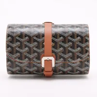 ゴヤール PVC ウォッチケース ブラウン AP122901｜中古ブランド品