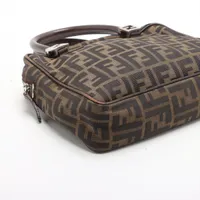 フェンディ ズッカ キャンバス レザー 2way バッグ SummerSALE開催! 8/9～8/18 10時迄!】FENDI フェンディ