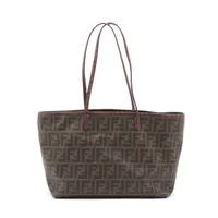 【美品】FENDI スエード レザー トートバッグ FFロゴ イタリア製 FENDI フェンディ トートバッグ ズッカ柄 FFロゴ 1254 (FENDI