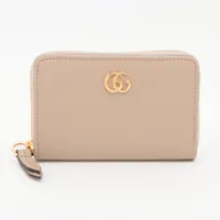 【極美品】グッチ GGスプリーム 772321 PVC コインケース ベージュ グッチ GGスプリーム 772321 PVC×レザー コインケース ベージュ