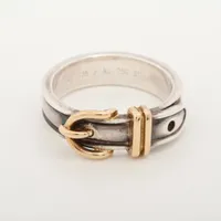 エルメス サンチュール リング 51 925 5.0g シルバー A3839124｜中古