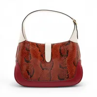 【国内発送★GUCCI】ジャッキー 1961 パイソン トートバッグ 国内発送☆GUCCI】ジャッキー 1961 パイソン トートバッグ