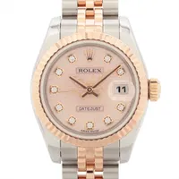ロレックス デイトジャスト 179171G PG×SS PG×SS AT ピンクホリコン文字盤 あまりごま4