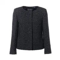 シャネル ポリエステル キルティングジャケット 36 レディース