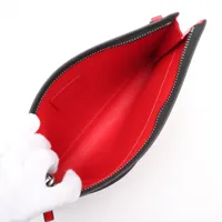 クリスチャンルブタン スカイポーチ レザー 2WAYクラッチバッグ