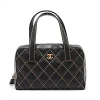 シャネル 4番台 ココマーク パテントレザーマトラッセ 親子バッグ