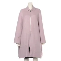 エルメス カシミヤ コート 36 レディース パープル 5E0190DC