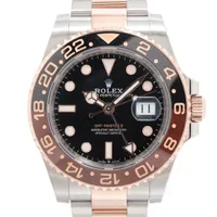 ロレックス GMTマスターⅡ 126711CHNR PG×SS PG×SS AT 黒文字盤 あまりごま2