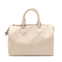 美品　LOUIS VUITTON スピーディ30 エピ　ホワイト Louis Vuitton Speedy 30 Monogram Multicolore ○ Labellov