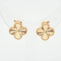 ヴァンクリーフ&アーペル フリヴォル スモール ダイヤ ピアス 750(YG