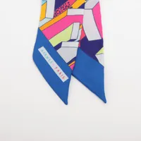 ⭐️良品⭐️ エルメス ツイリースカーフ オン ア サマーデイ ピンク エルメス ON A SUMMER DAY オンアサマーデイ スカーフ カシミヤ