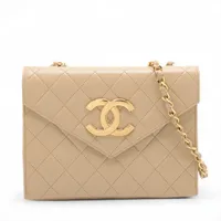 VINTAGE●CHANEL●シャネル ゴールド チェーン ショルダーバッグ CHANEL ゴールドチェーンショルダーバッグ – co&co