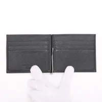 未使用品 プラダ サフィアーノ 2MN077 二つ折り マネークリップ プラダ サフィアーノ 二つ折 財布 偽物マネークリップ 2MN077