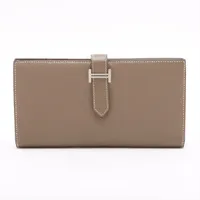 \"HERMES ベアン ロングウォレット エトゥープ H金具 長財布 \" HERMES ベアン ロングウォレット エトゥープ H金具 長財布