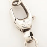 グッチ　アラベスク　ダブルGキー　925　ネックレス　メンズ　シルバー グッチ アラベスク ダブルGキー ネックレス 925 15.1g シルバー