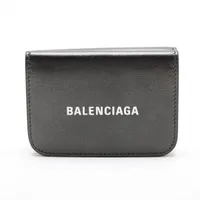 極美品◆バレンシアガ コンパクトウォレット エブリデイ ブラック 黒 楽天市場】【財布】BALENCIAGA バレンシアガ ロゴ エブリデイ 3