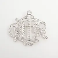 希少未使用級極美品✨　Dior　ブローチ　Germany製　CD ロゴ　鳥　孔雀 希少未使用級極美品✨ Dior ブローチ Germany製 CD ロゴ 鳥 孔雀