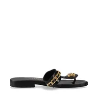 CHANEL パール　レザー　サンダル　36 31731496.jpg