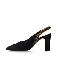 美品 CHANEL スリングバッグ パンプス ココマーク ブラック 35C CHANEL シャネル パンプス スリングバック ストラップ ロゴ ココ