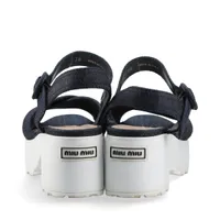 miumiu デニムサンダル miumiu デニム サンダル