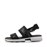 エルメス オデッセイ レザー サンダル 39 レディース ブラック