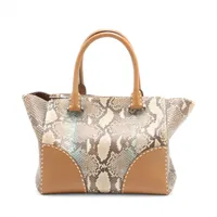 バーバリー 2WAYポーチ　ブラックxグレーxベージュナイロンxレザーミニバッグ BURBERRY バーバリー ショルダーバッグ レディース 2WAY ミニ