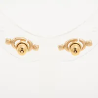 美品ディオール CD Navy CDネイビー ピアス 入手困難 ディオール CD NAVY ピアス コピー メタル ロゴ ペア