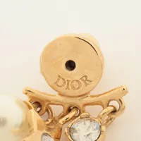 現行　超極美品【DIOR】Dio(r)evolution ピアス ゴールド　両耳 クリスチャンディオール Dio(r)evolution ディオ