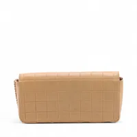 hinamam♡チョコバー　ベージュ　ラムスキン チェーンバッグ シャネル チョコバー チェーンバッグ ベージュ エナメル