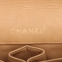 シャネル CHANEL チョコバー チェーンバッグ スエード ベージュ シャネル チョコバー ラムスキン チェーンショルダーバッグ