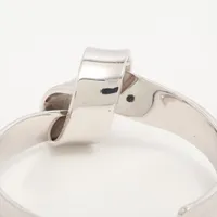 セリーヌ ノット バングル S GP シルバー A3842564｜中古