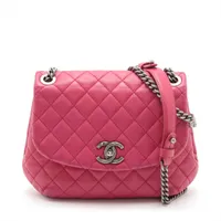 シャネル CHANEL チェーンショルダーバッグ マトラッセ ピンク CHANEL シャネル マトラッセ トレンディCC ハンドバッグ