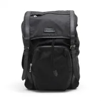 ✨希少✨GUCCI リュック ナイロン×レザー ブラック ロゴ シルバー グッチ バックパック/リュック｜中古ブランド品・ブランド古着