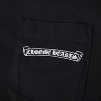 クロムハーツ✖️ ユナイテッドアローズ コラボ　 　L サイズ　ロングスリーブ クロムハーツ ロングTシャツ コットン L ブラック×イエロー