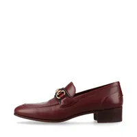 ♡極美品♡ グッチ　ホースビットローファー　ダークブラウン　箱袋付　1316 GUCCI グッチ ローファー ホースビット レザー ダークブラウン