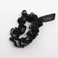 CHANEL レア22A限定　シュシュ　ブラック　シルク　ココマーク CHANEL レア22A限定シュシュブラックシルクココマーク