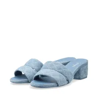 シャネル ココマーク マトラッセ 25SS デニム サンダル 37C