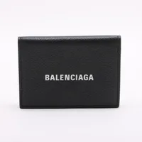 バレンシアガ　エブリデイ　コンパクト財布 バレンシアガ エブリデイ 594312 レザー コンパクトウォレット