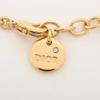Dior Petit CD プチCD ブローチ GP×ラインストーン ゴールド Dior Petit CD プチCD ブローチ GP×ラインストーン ゴールド