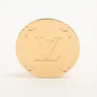 ルイヴィトン　ブトンドゥマンシェット　ゴールド ペンダント エヴァー ブロッサム (イエローゴールド×オニキス