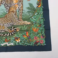 Soloist ジャングルスカーフ エルメス カレ90 JUNGLE LOVE ジャングルラブ スカーフ シルク